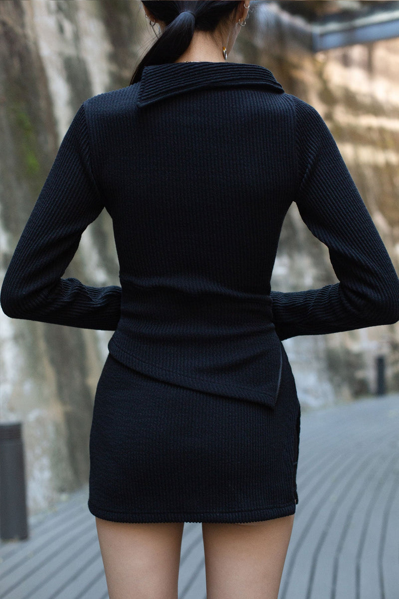 Knit Dress Black