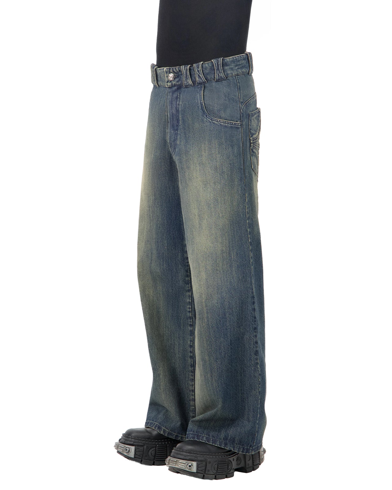 Essential Denim Pants Vintage Blue